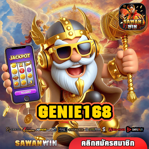 GENIE168 ทางเข้าใหม่ สล็อตเว็บใหญ่ แตกง่าย จ่ายเต็ม